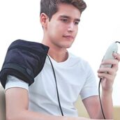 Heating Pad on Shoulder