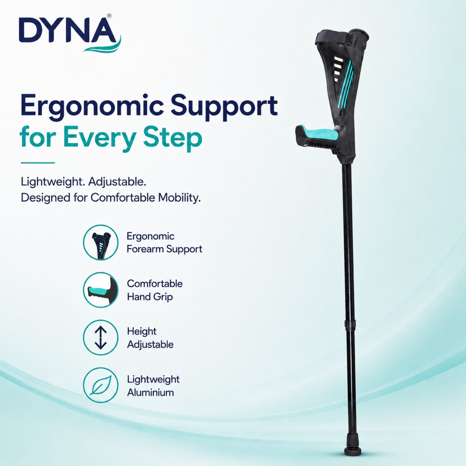 DYNA Elbow Crutch Stick