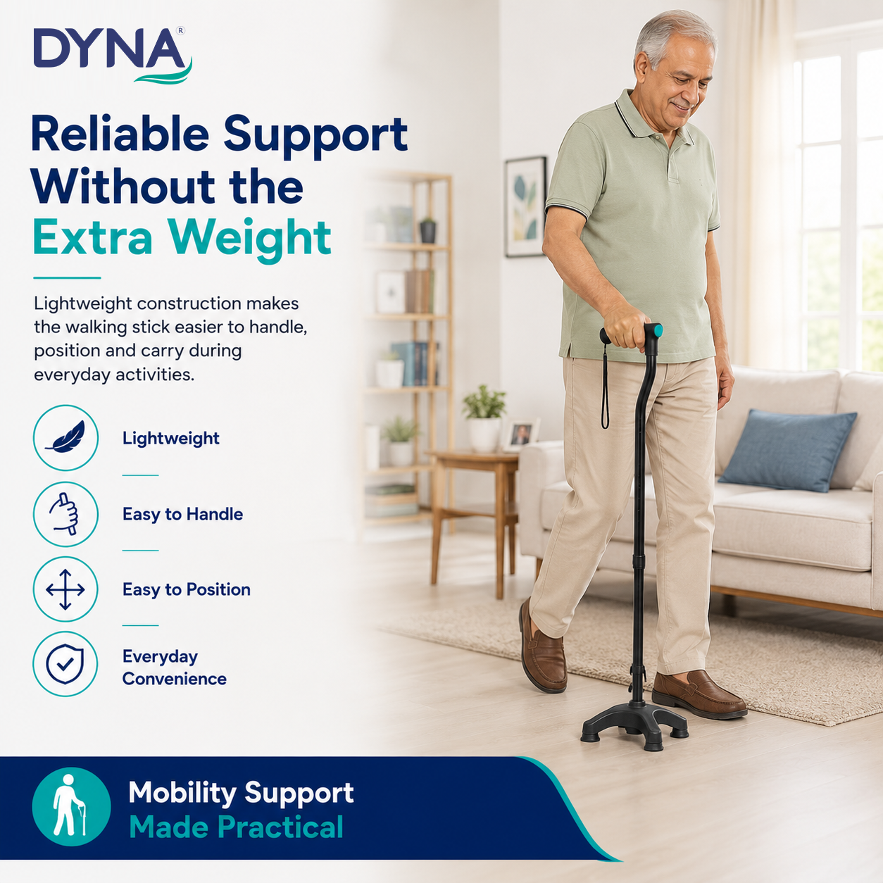 DYNA Walking Stick Quadripoid