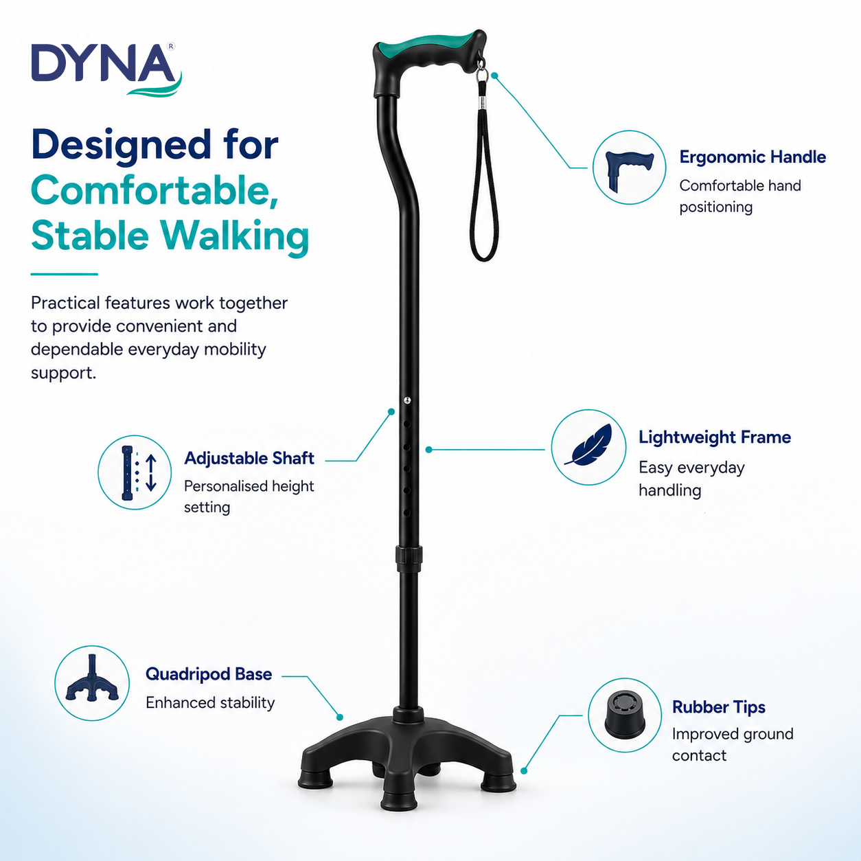 DYNA Walking Stick Quadripoid