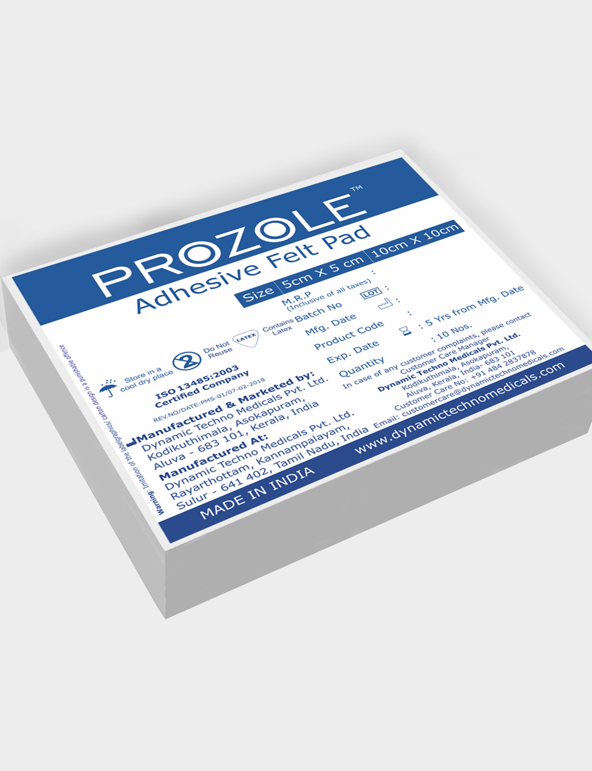 Prozole - Adhesive Felt Pad