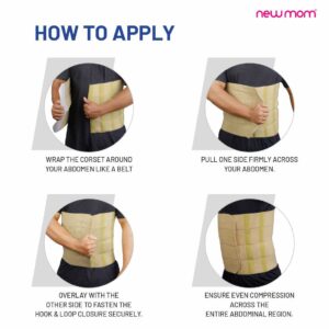 NewMom Elastic Abdominal Corset – 4 Panel
