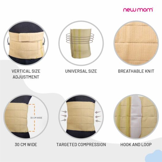 NewMom Elastic Abdominal Corset – 4 Panel