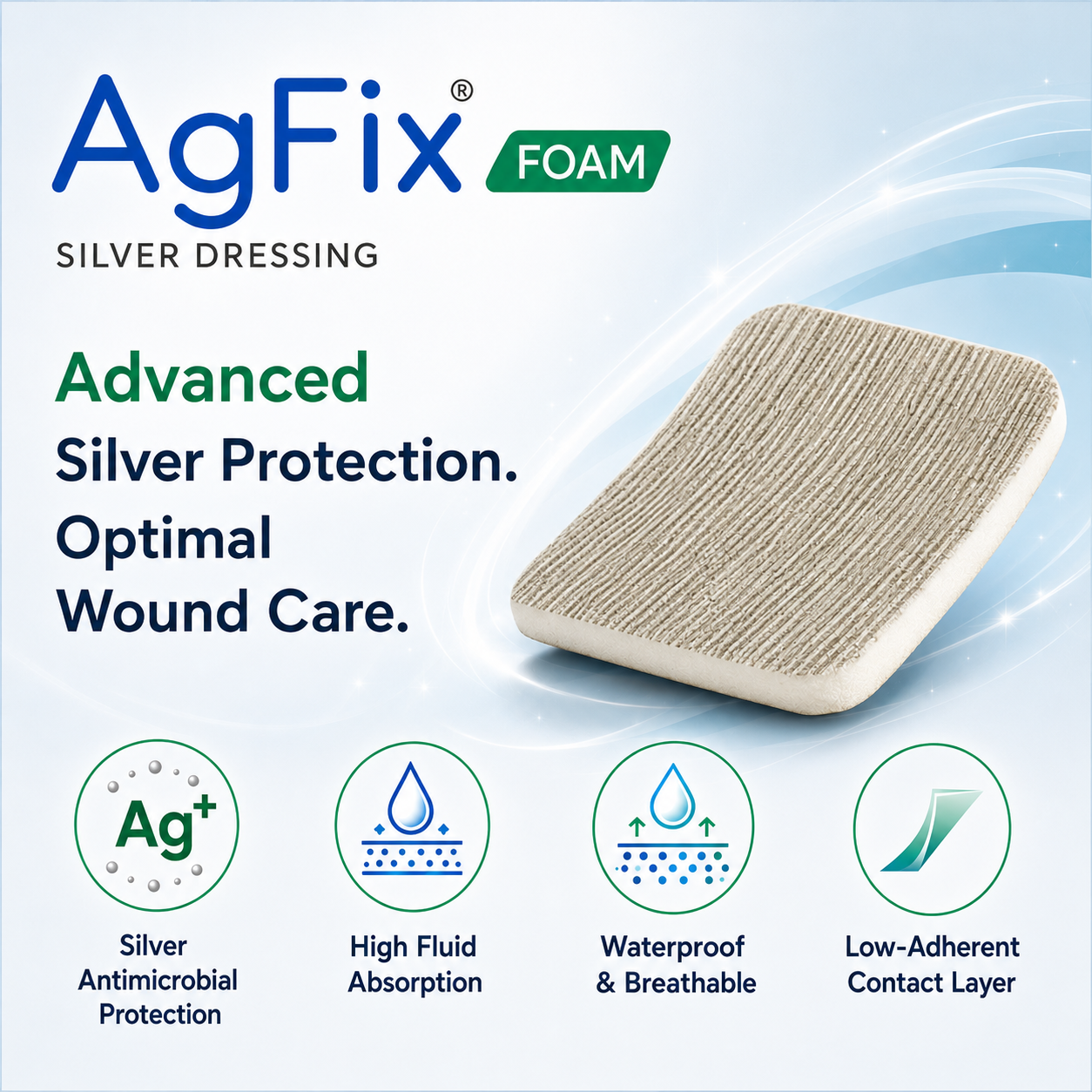Agfix Foam Silver Dressing