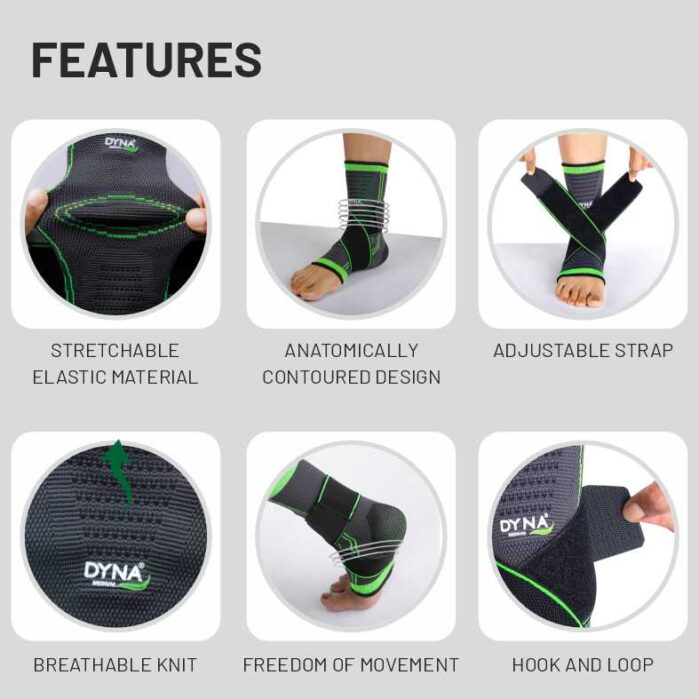 Dyna pro ankle with strap 4