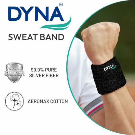 Dyna Sweat Band with Silver Thread