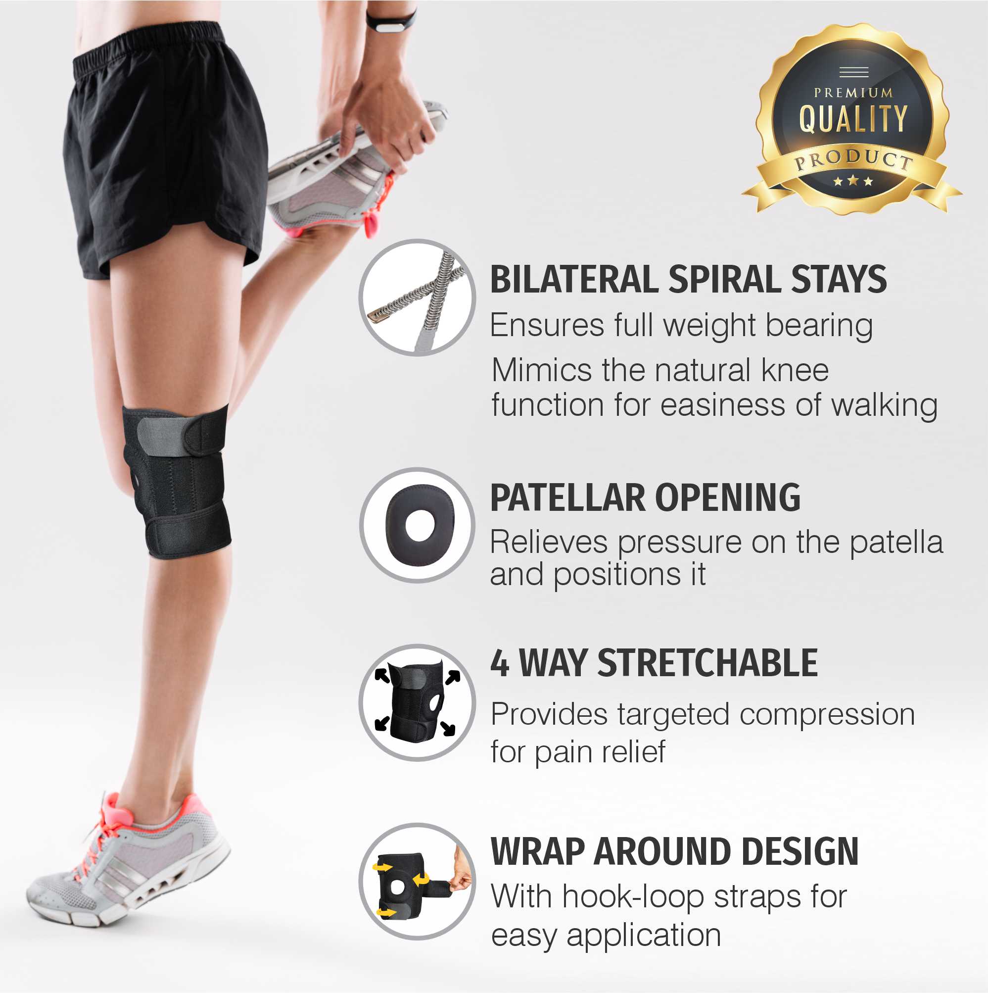 Dyna Wrap Around Knee Support