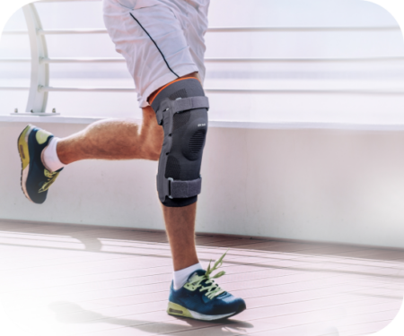 hinged knee