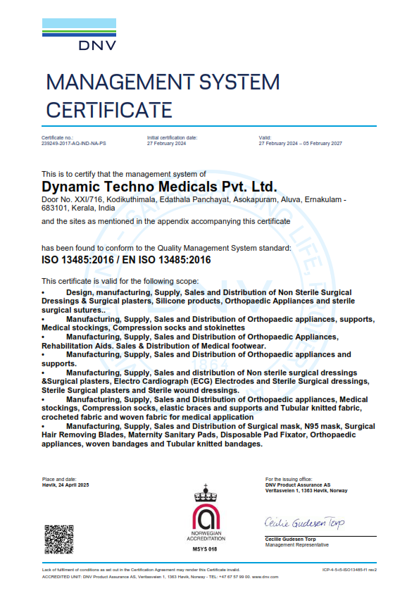ISO CERTIFICATE 2025
