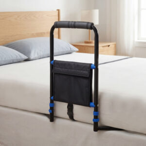 Dyna Bed Safety Rail for Elderly & Patients | Sturdy Aluminium Bed Assist Rail | Fits Any Bed | Secure Bedding Strap | Easy Installation | Home & Hospital Use