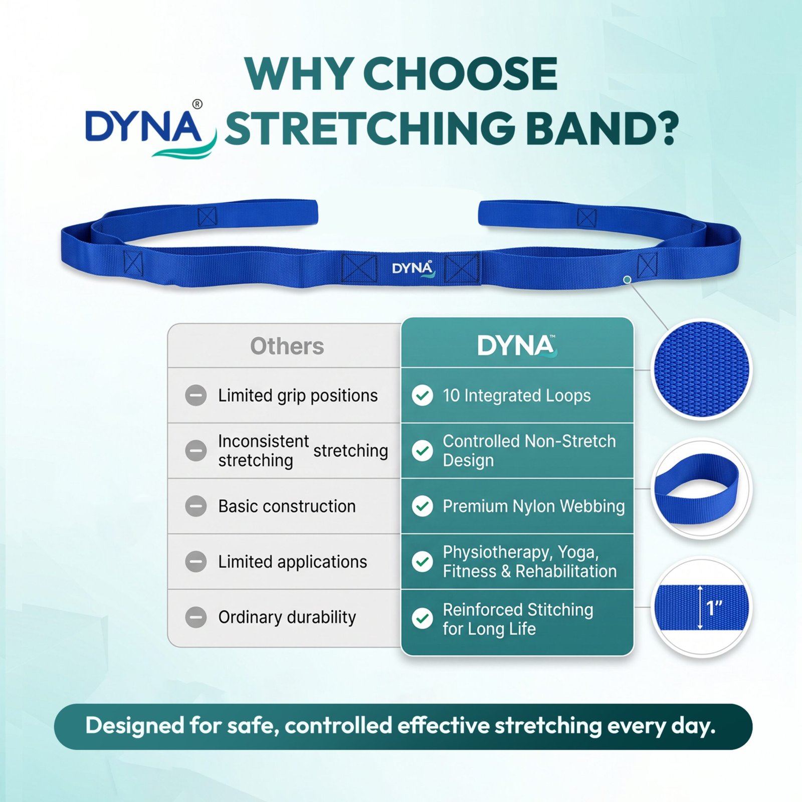 DYNA Stretching Band with Loops