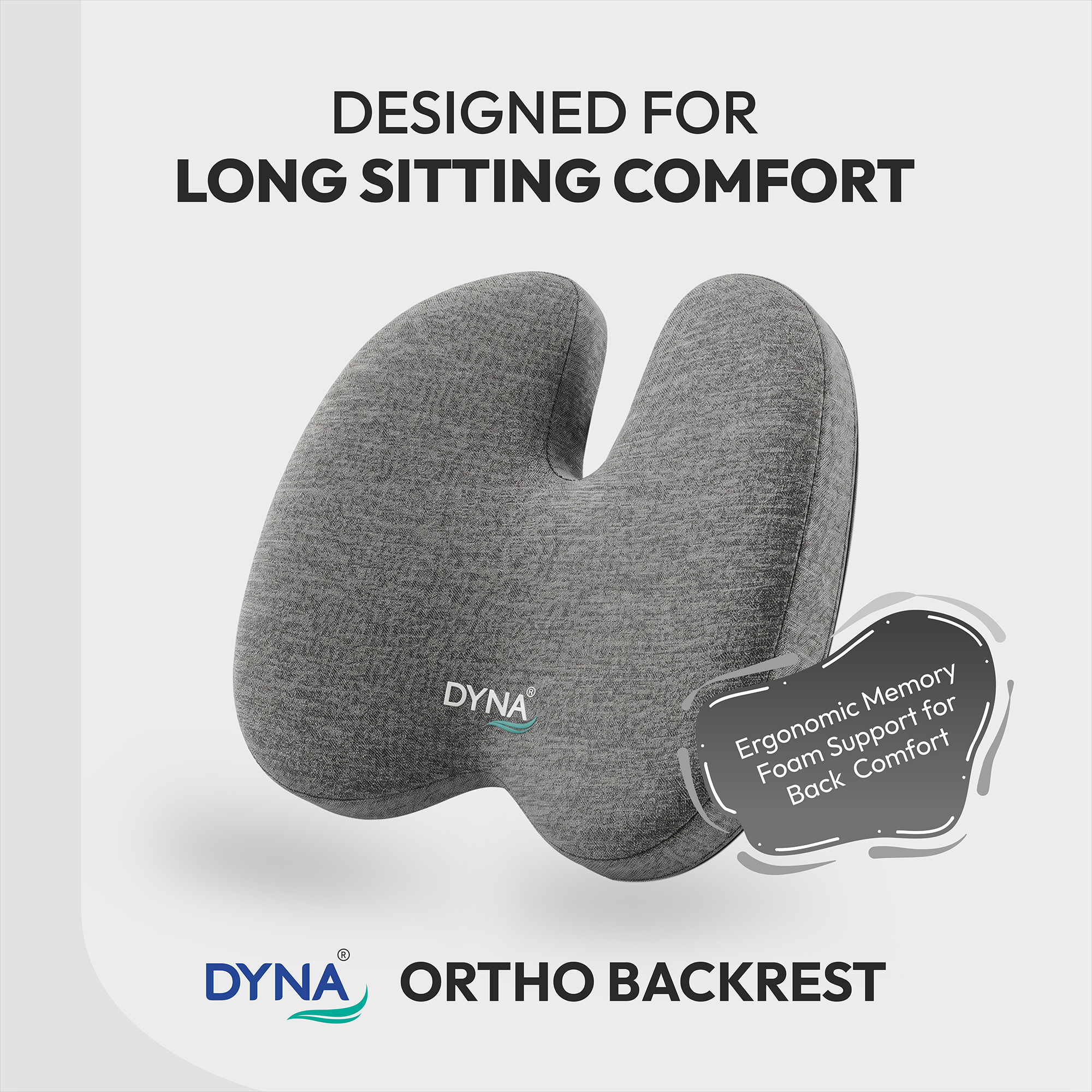 DYNA Memory Foam Orthopaedic Backrest - Image 6