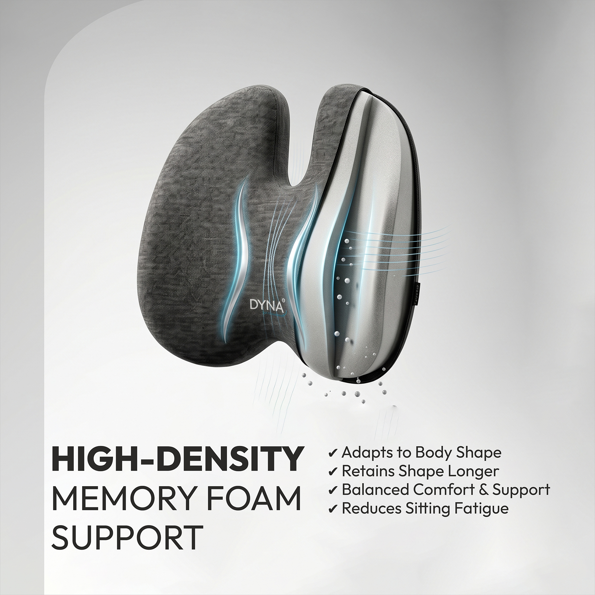 DYNA Memory Foam Orthopaedic Backrest - Image 4