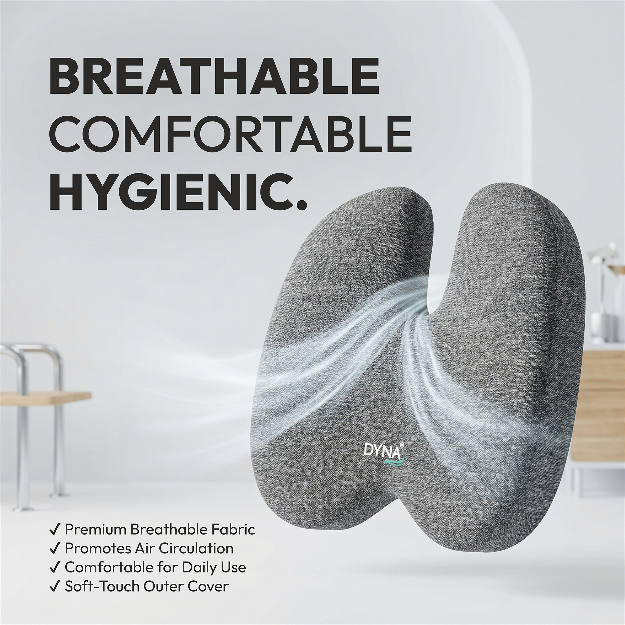 DYNA Memory Foam Orthopaedic Backrest - Image 3