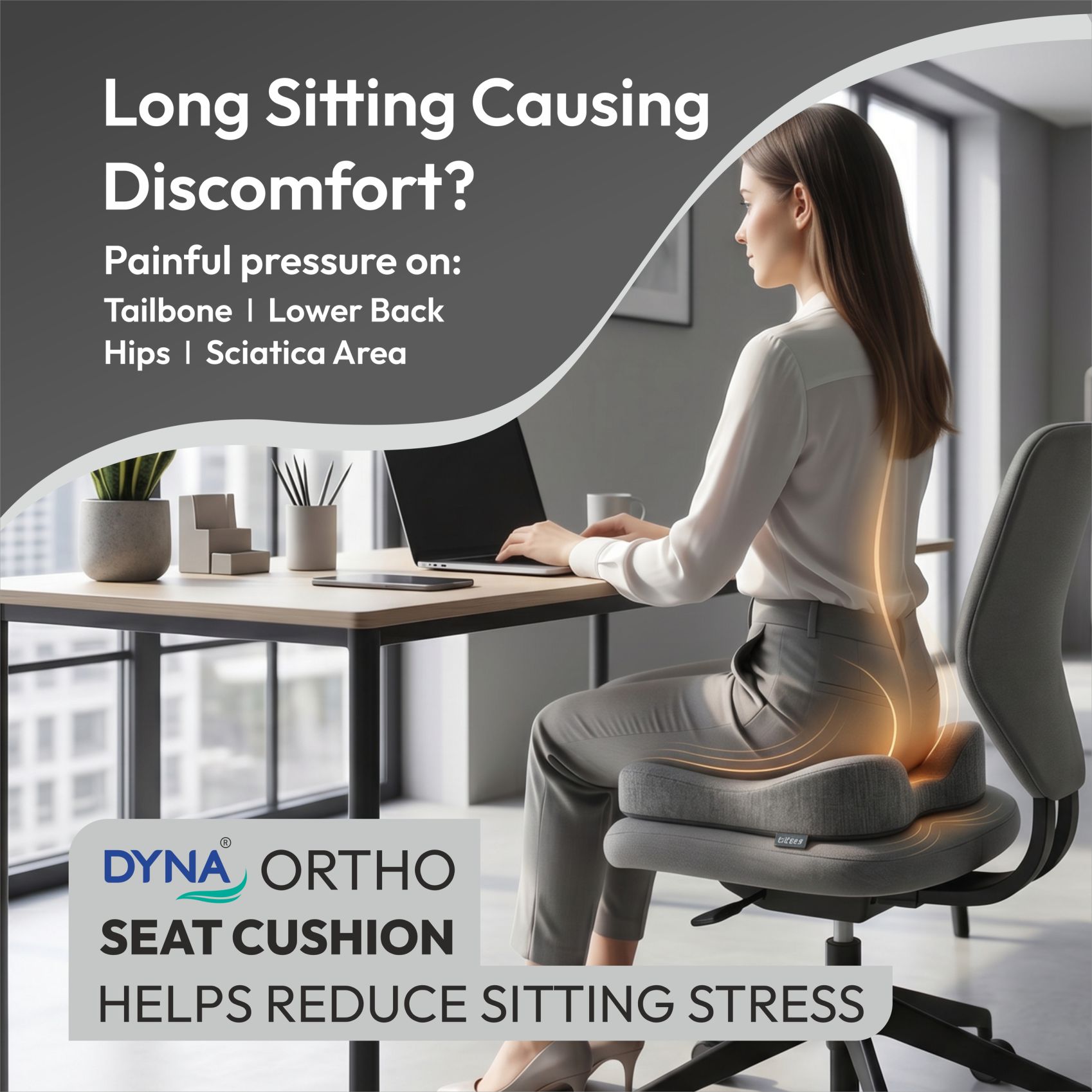 DYNA Orthopaedic Seat Cushion - Image 4