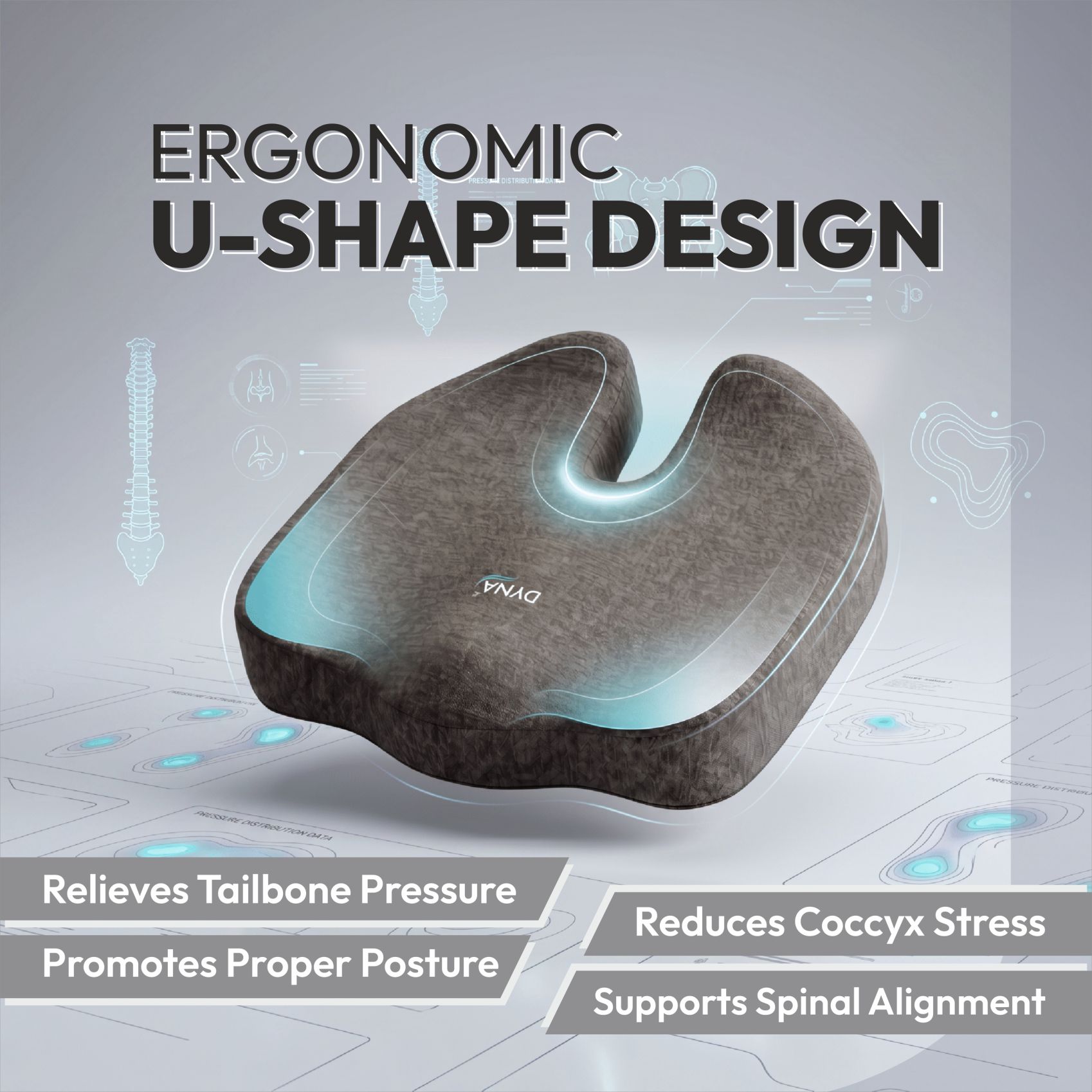 DYNA Orthopaedic Seat Cushion - Image 3